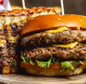 Double Beef Cheese Grill Burger