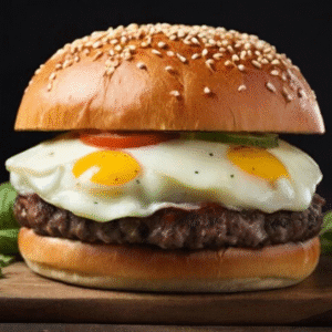 Dal Double Egg Bun Kabab