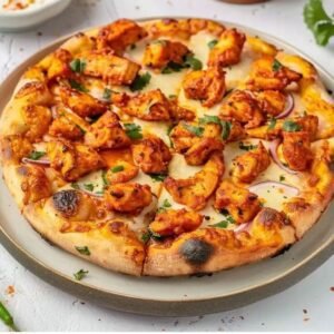Mughlai Chicken & Kabaab Bites Pizza